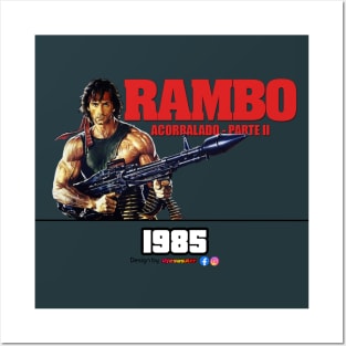 Rambo Acorralado Parte II Posters and Art